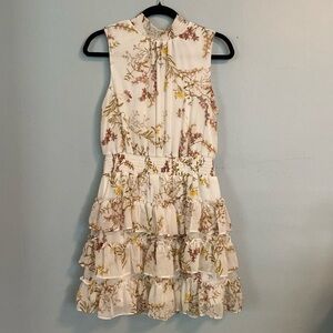 LOFT cream colored dress